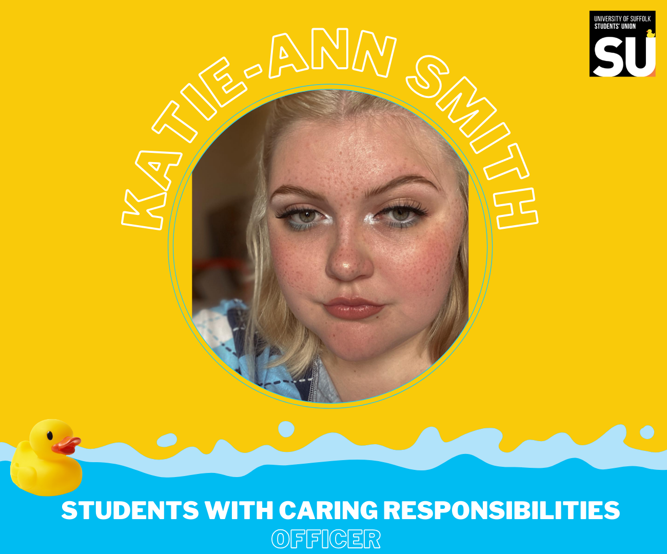 Katie-Ann students with caring responsibilities officer