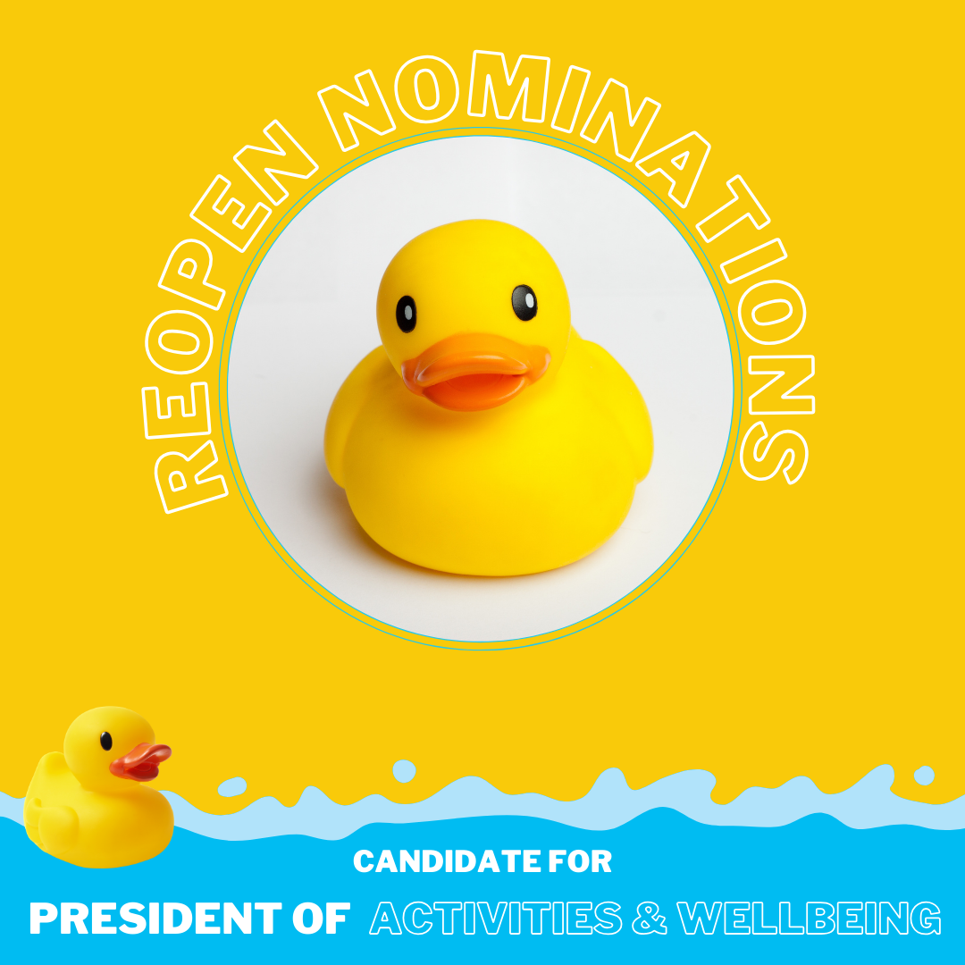 a rubber duck with 'reopen nominations'