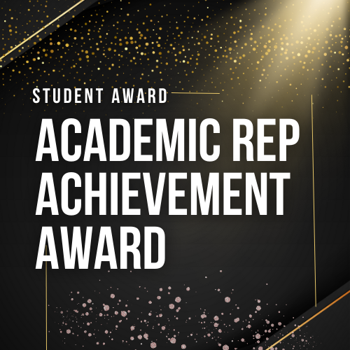 student award, academic rep achievement award