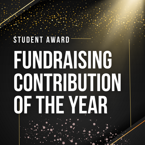 student award, fundraising contribution of the year