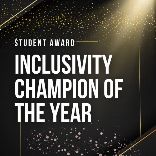 student award, inclusivity champion of the year